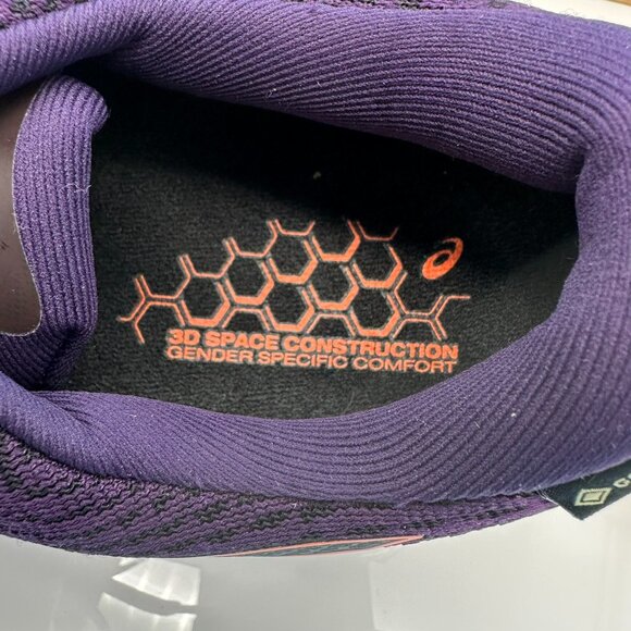 Asics Women's Gel Cumulus 24 GTX Running‎ Shoes, Size 9.5, Night Shade/Orange - Picture 10 of 11